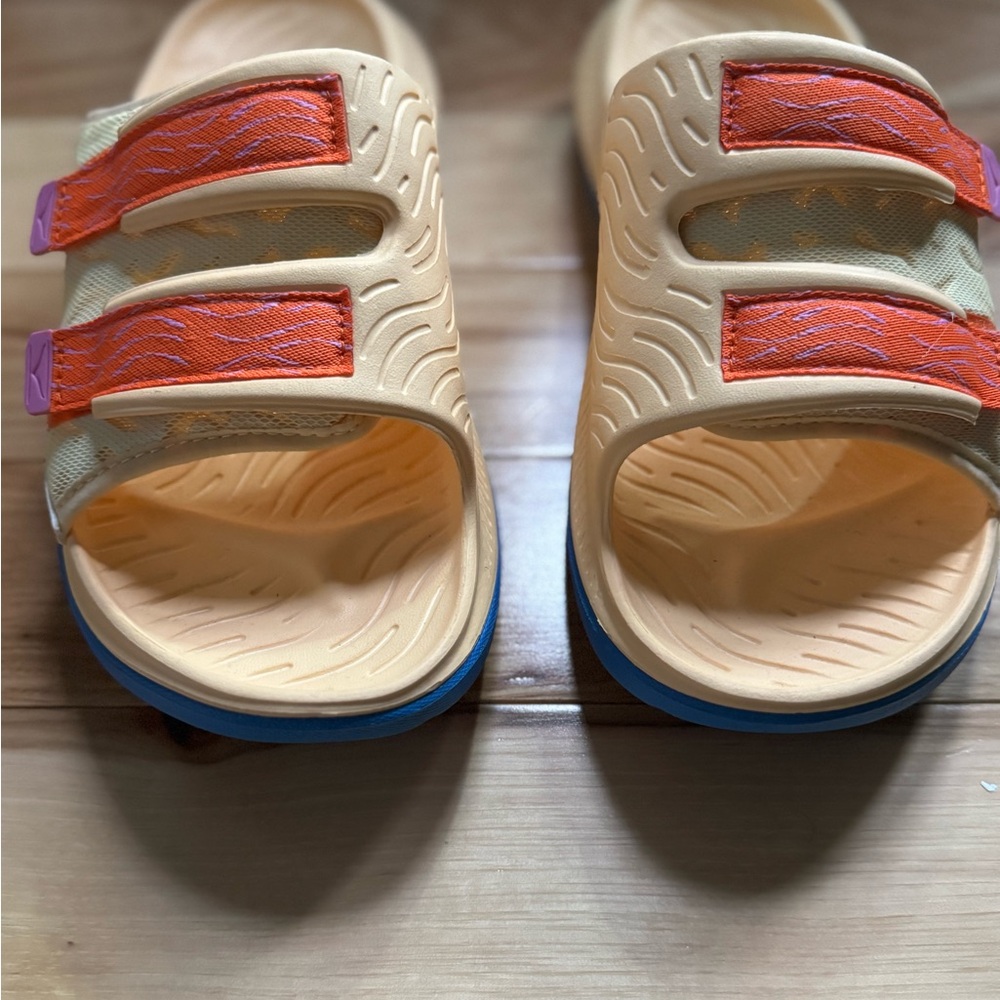 HOKA women’s  Sandals - Orange and Cream - Picture 2 of 4